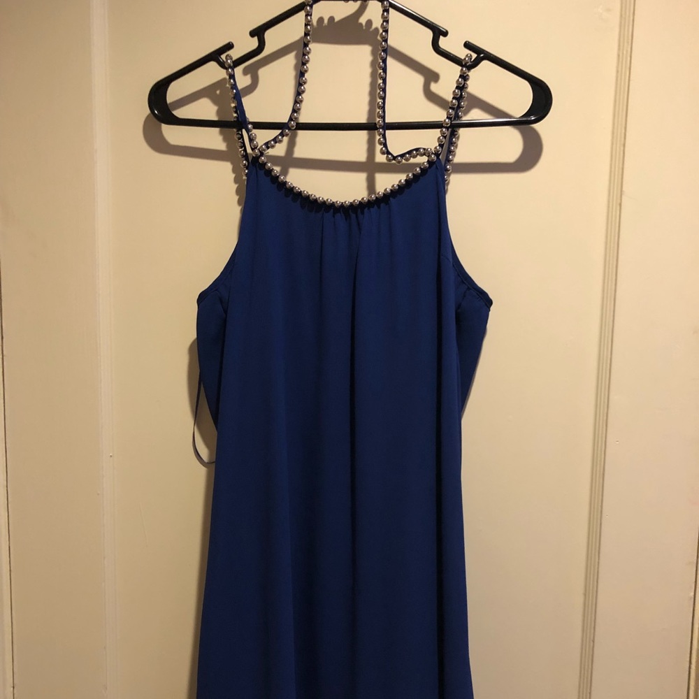 Dress with beading detail